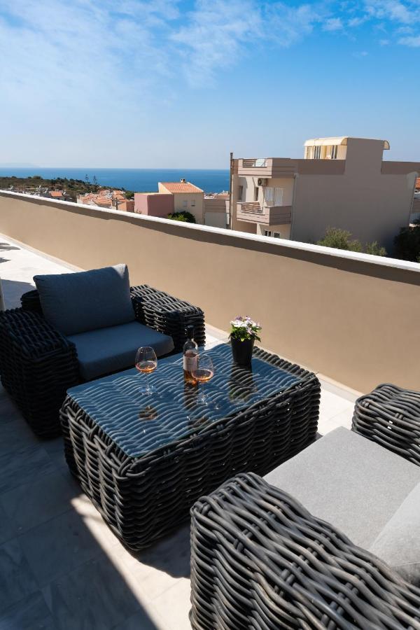 Procris Villas Breathtaking Sea View Kalathas Ngoại thất bức ảnh